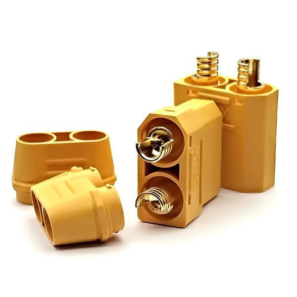 Роз'єм XT90 для акумулятора RC Lipo (комплект вилка+розетка)
