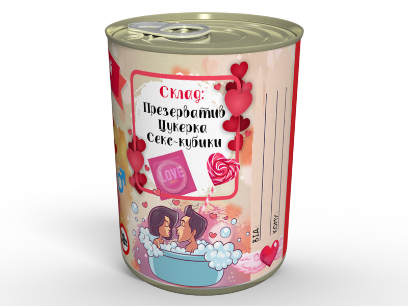 Консервований Секс Із Кубиками На День Святого Валентина CSWCUBEUA фото