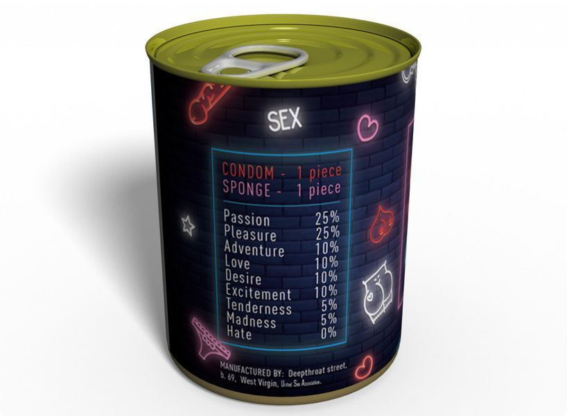 Canned Sex - Prank gift Funny Gift SEX2 фото