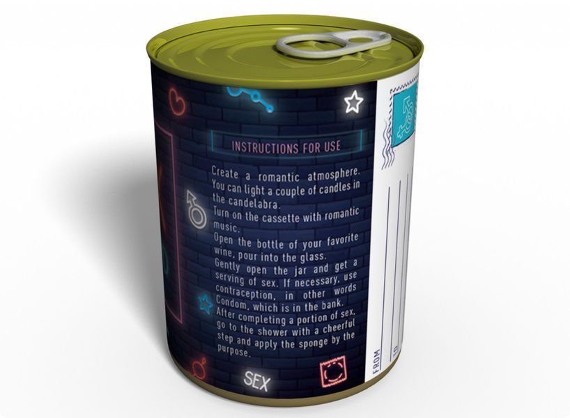 Canned Sex - Prank gift Funny Gift SEX2 фото
