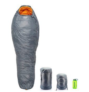 Спальний мішок Pinguin Expert (-8&deg;С-16&deg;С) 185 см-Left Zip Grey PNG 233186 1