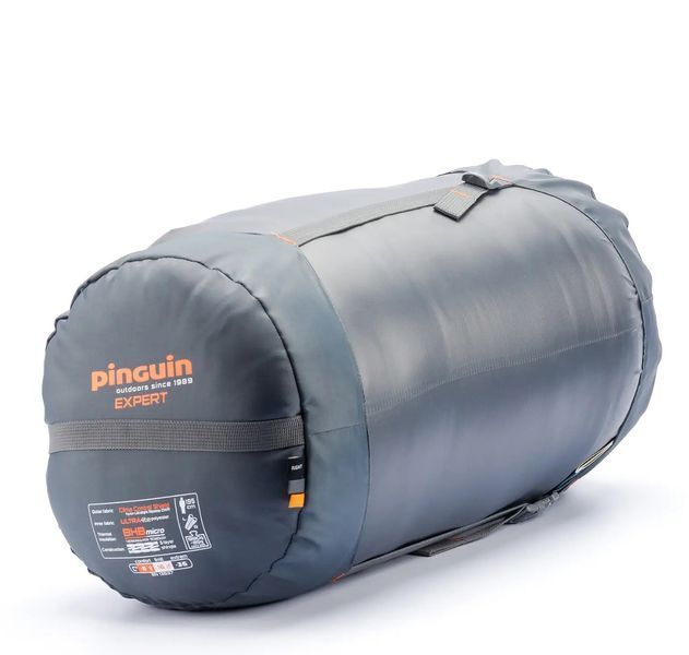 Спальний мішок Pinguin Expert (-8&deg;С-16&deg;С) 185 см-Left Zip Grey PNG 233186 3
