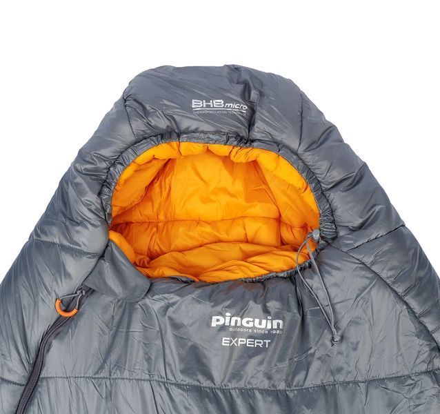Спальний мішок Pinguin Expert (-8&deg;С-16&deg;С) 185 см-Left Zip Grey PNG 233186 6