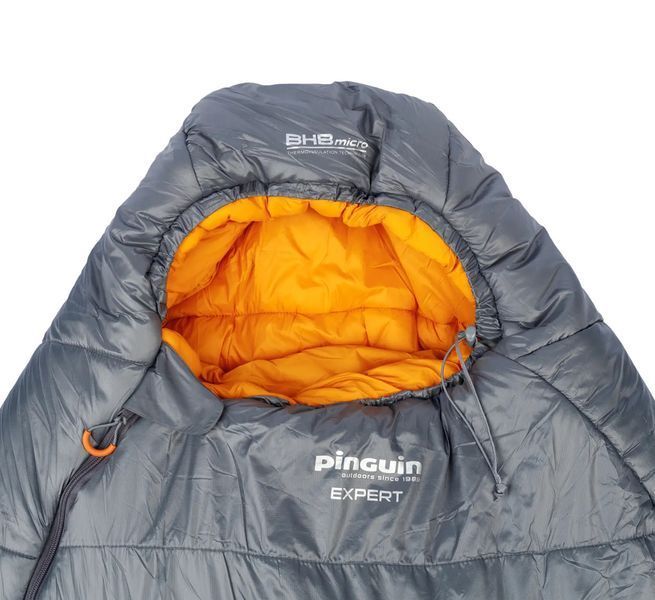 Спальный мешок Pinguin Expert (-8&deg;С-16&deg;С) 185 см-Right Zip Grey PNG 233285 фото