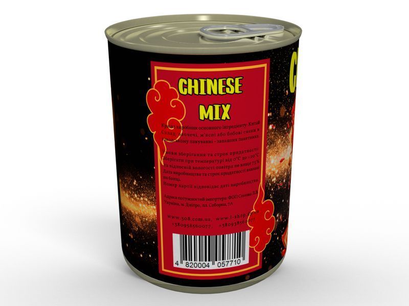 Острый Китайский Микс - Настоящие Китайские Снеки Для Ваших Вкусных Вечеров, Банка Китайских Снеков  CHINAMIX4 фото