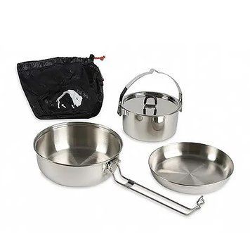 Набір посуду Tatonka Camp Set Large Silver TAT 4114.000 1