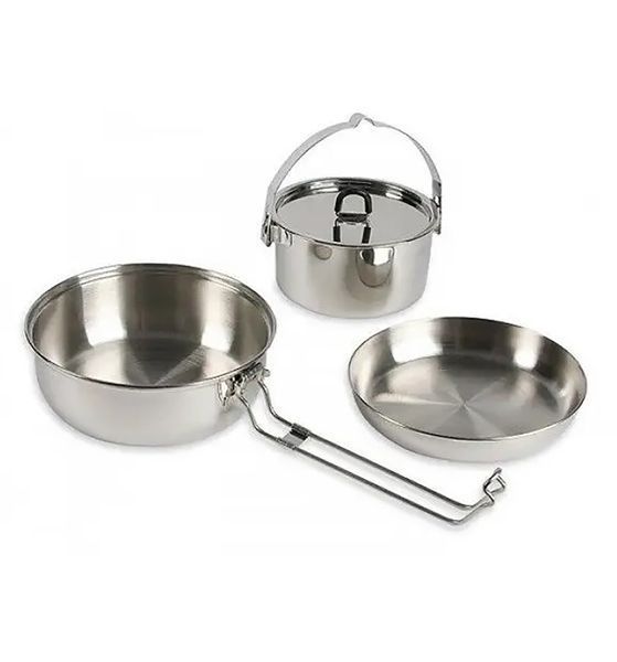 Набір посуду Tatonka Camp Set Large Silver TAT 4114.000 2