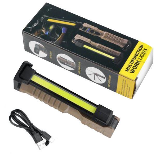 Фонарь WORKLIGHT-WL-08-XPE+COB (white+yellow+red) 15740 фото