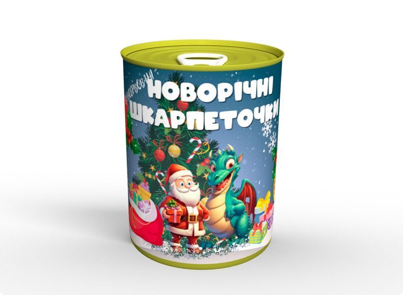 Консервовані Новорічні Шкарпеточки - Подарунок На Рік Дракона CSFDYUA фото