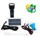 ФонарьYW-037-3W, 1 лампа 3W, гибкая Led лампа, Li-Ion акум., солнечная батарея, Box 15741 фото 2