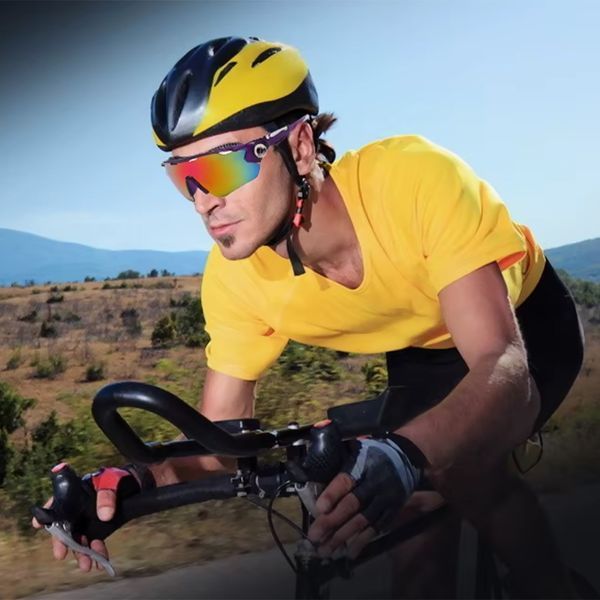 Окуляри спортивні з райдужними лінзами Т7 16619 фото