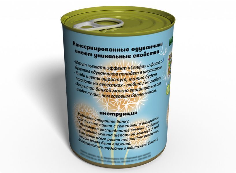 Букет Одуванчиков Консервированный - Консервированные Цветы - Необычный Букет Цветов CD фото