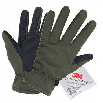 Рукавички зимові SoftShell MilTec Olive (М) 12521301 1