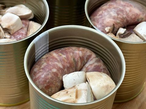 Консервовані Баварські Ковбаски - Консерва Готова До Вживання CBSIPC фото