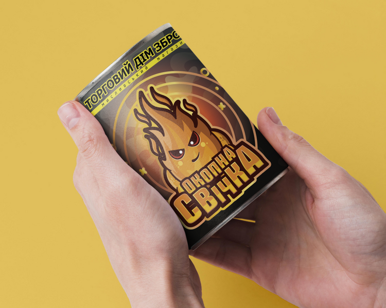 Окопная, или Блиндажная Свеча - 6 Часов Горения, Свеча Долгого Горения COCFBUA фото