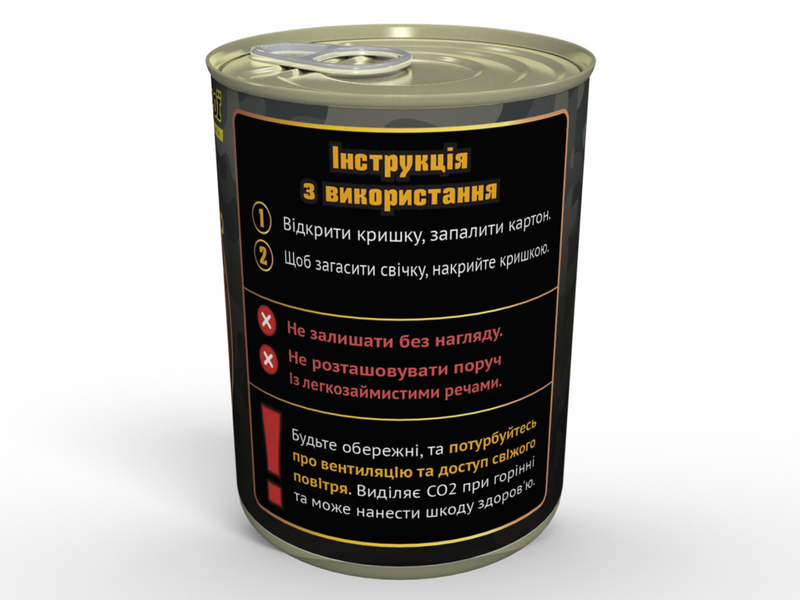 Окопная, или Блиндажная Свеча - 6 Часов Горения, Свеча Долгого Горения COCFBUA фото