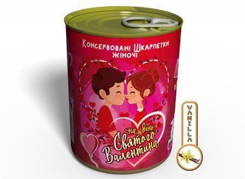 Консервовані Жіночі Шкарпетки На День Святого Валентина - Незвичайний Подарунок Коханій CSFWFSVD фото