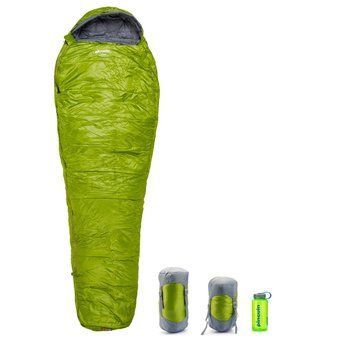 Спальний мішок Pinguin Micra (61 &deg; C) 175 см - Left Zip Green PNG 230741 1