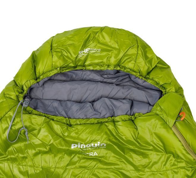 Спальний мішок Pinguin Micra (61 &deg; C) 175 см - Left Zip Green PNG 230741 6
