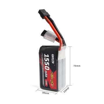 Літій-полімерний акумулятор GEPRC Storm 4S 1550mAh 120C gr9 фото