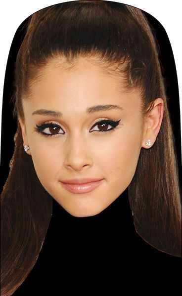 Маска известного человека "Ariana Grande"