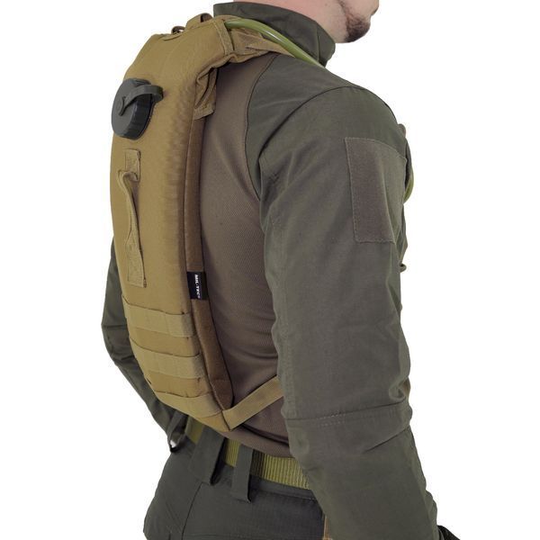 Гідратор Mil-Tec Basic з лямками та чохлом 3л Coyote 14537105  фото