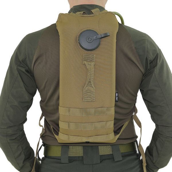Гідратор Mil-Tec Basic з лямками та чохлом 3л Coyote 14537105  фото
