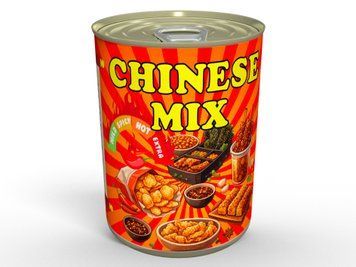 Китайский Снековый Микс - Настоящие Китайские Снеки Для Ваших Вкусных Вечеров, Банка Китайских Снеков MemorableUA CHINAMIX5 фото