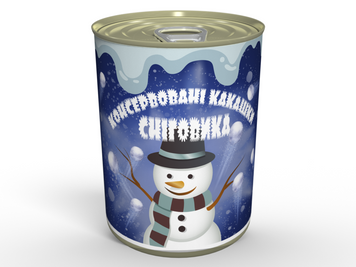 Консервовані Какашки Сніговика - Новорічний Подарунок Із Гумором CPOS фото