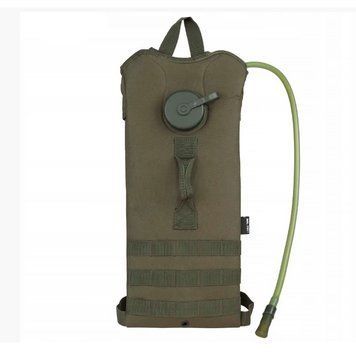 Гідратор Mil-Tec Basic з лямками та чохлом 3л Olive 14537101  1