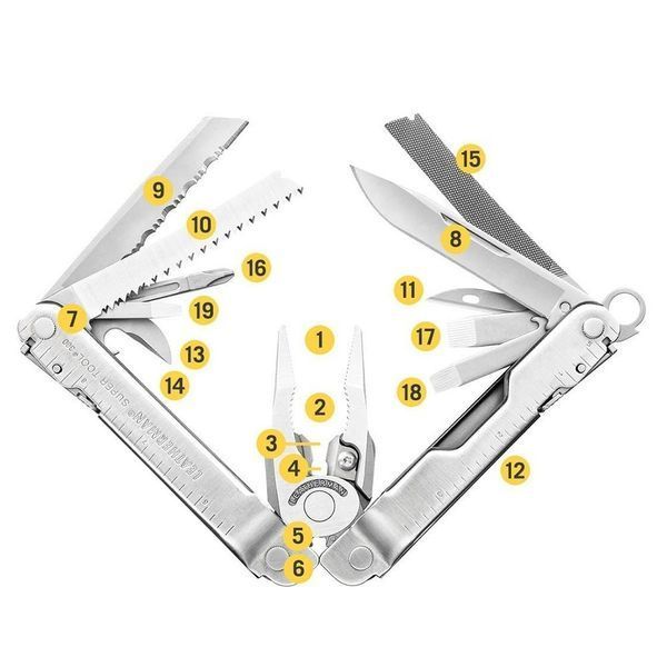 Мультитул Leatherman Super Tool с чехлом 300 831148 фото