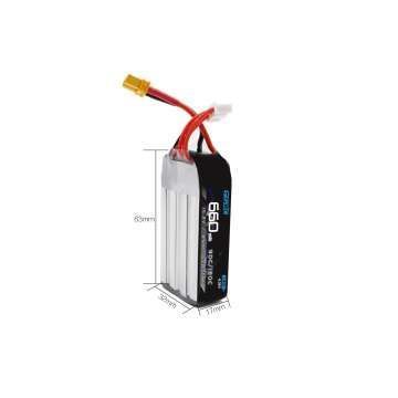 Літій-полімерний акумулятор GEPRC 4S 660 мА&middot;год 90/180C HV 3,8 В / 4,35 В (LiPo) gr13 фото