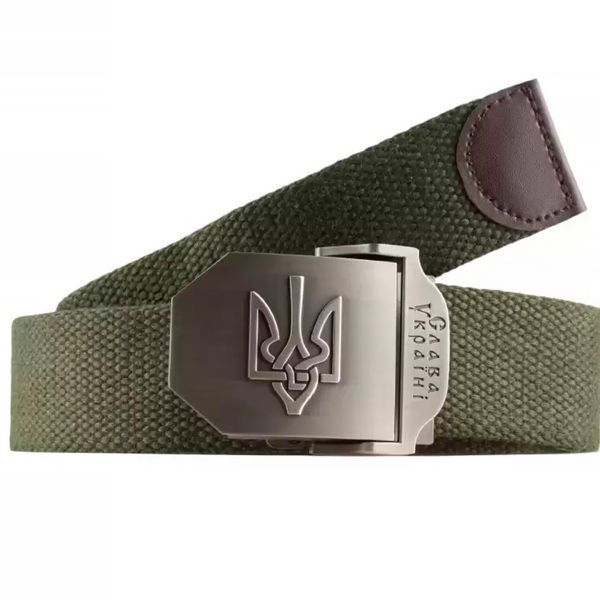 Ремень брючный Слава Украина Olive 40 мм 12009 фото