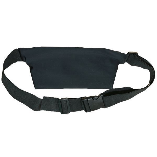 Сумка поясная Mil-Tec Lycra с прозрачным карманом, Black 13516102 фото