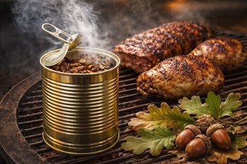 SMOK Тріска Для Копчення На Грилі Дуб Бляшана Банка 350 мл 162521 фото