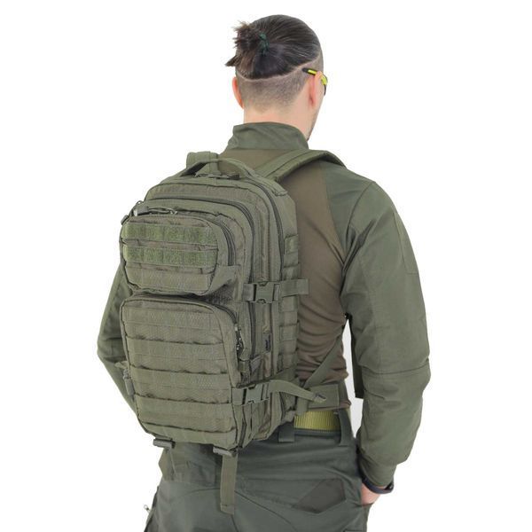 Рюкзак KOMBAT UK Hex-Stop Small Molle Assault Pack, Oliva, 28л 14944 фото