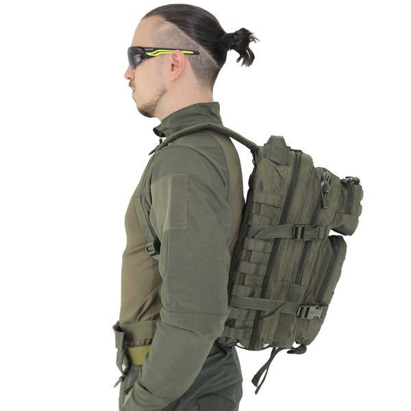 Рюкзак KOMBAT UK Hex-Stop Small Molle Assault Pack, Oliva, 28л 14944 фото