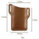 Чоловічий чохол для телефону поясна сумка Light Brown 16234 2