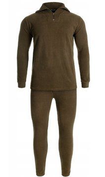 Флісова термобілизна з коміром MIL-TEC Olive 11220001-S 1