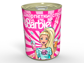 Консервовані Шкарпетки Справжньої Барбі - Приємний подарунок для твоєї лялечки CSBARBIE1 фото