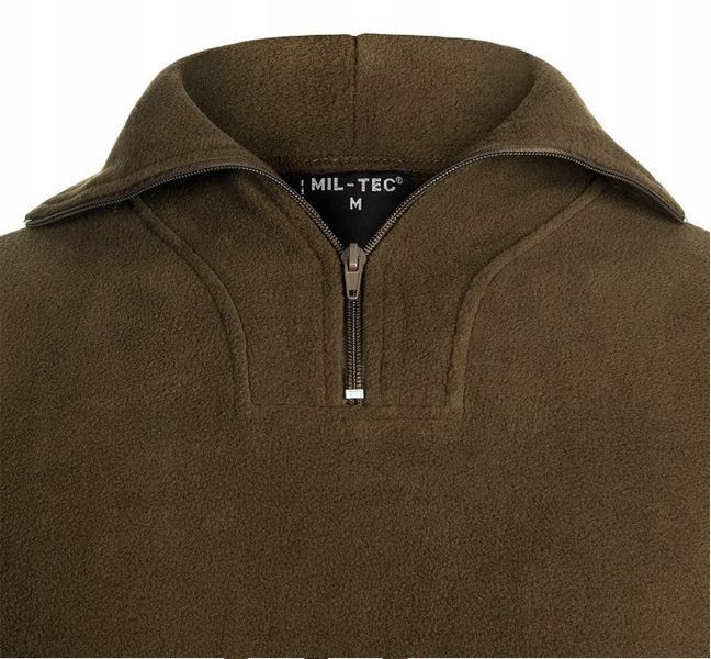 Флісова термобілизна з коміром MIL-TEC Olive 11220001-S 4