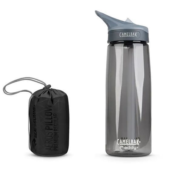 Надувная подушка Aeros Premium Pillow, 11х34х24см, Grey от Sea to Summit STS APILPREMRGY фото