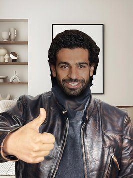 Маска відомої людини "Mohamed Salah"