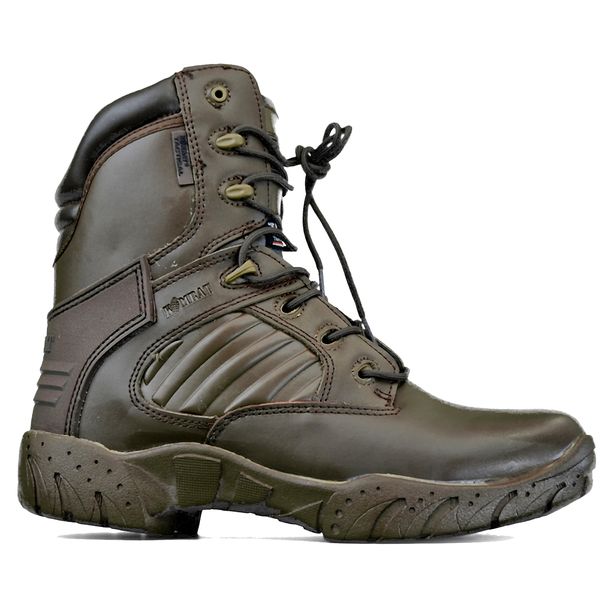 Ботинки Kombat UK Pro Boot All Leather коричневые (kb-tpb-brw) 15008-42 фото