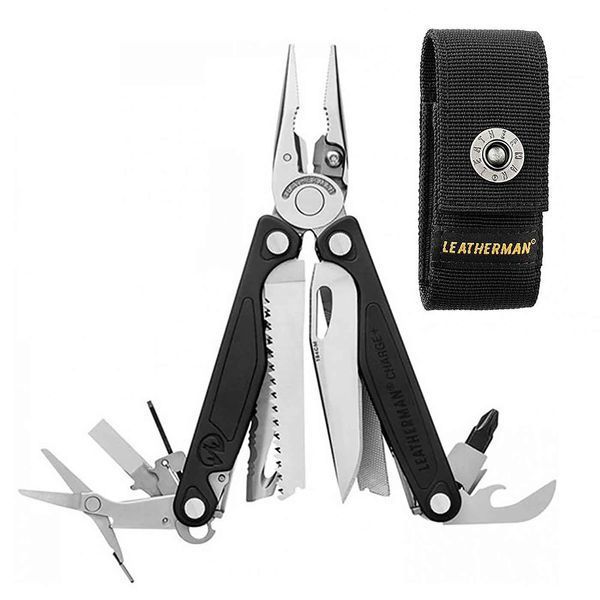 Мультитул Leatherman Charge Plus у чохлі, набор біт, картонна коробка 832516 фото