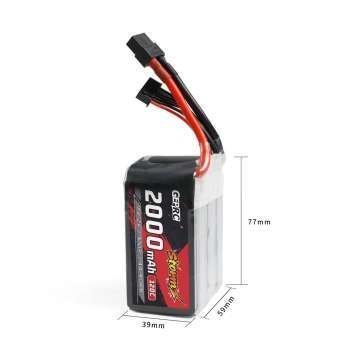 Літій-полімерний акумулятор GEPRC Storm 6S 2000 мА&middot;год 120C (LiPo) gr20 фото