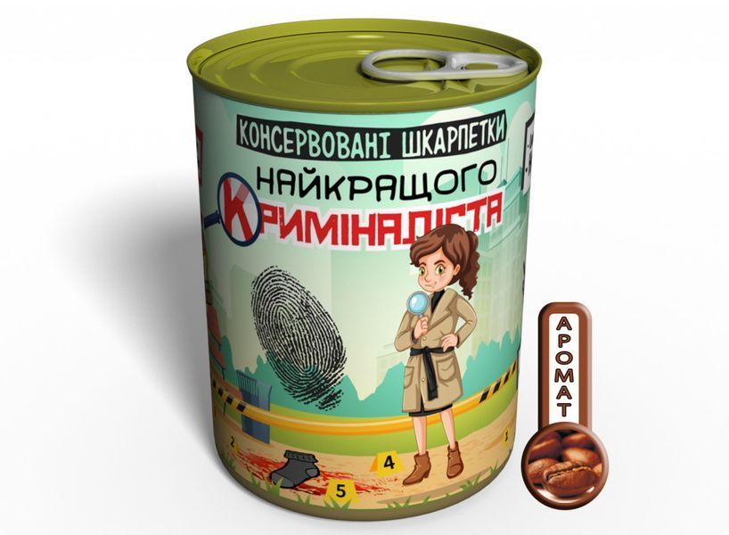 Консервовані Жіночі Шкарпетки Найкращого Криміналіста - Незвичайний Подарунок CSBCWOMEN фото