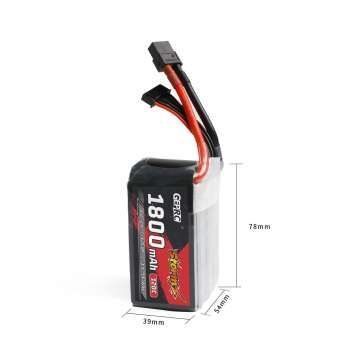 Літій-полімерний акумулятор GEPRC Storm 6S 1800 мА&middot;год 120C (LiPo gr21 фото