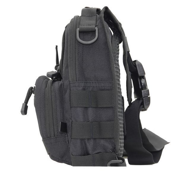 Рюкзак однолямочный Max Fuchs MOLLE Black 30700A фото