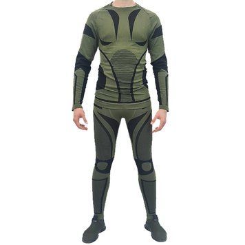 Термобілизна Mil-Tec 4-WAY STRETCH Performance Olive Drab 11225001-S/M 1